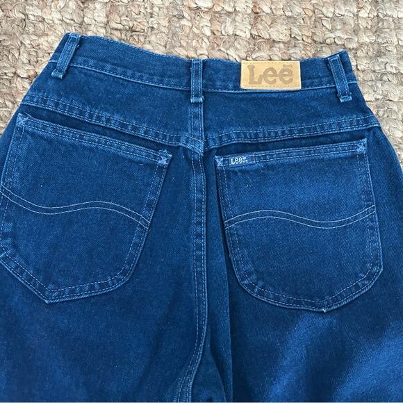 Women’s Lee vintage dark blue mom jeans-size 24 - Picture 4 of 7